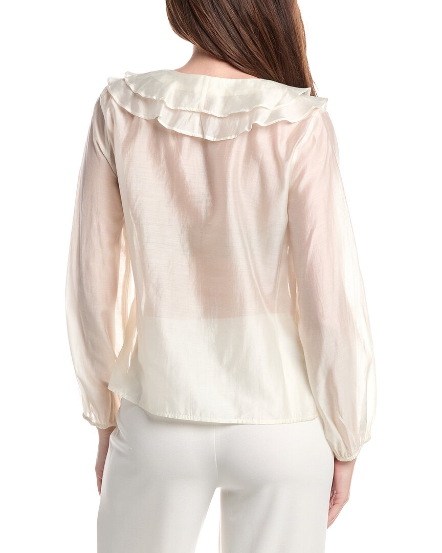 Vince Camuto Blusa con Volantes al Frente