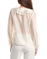 Vince Camuto Blusa con Volantes al Frente
