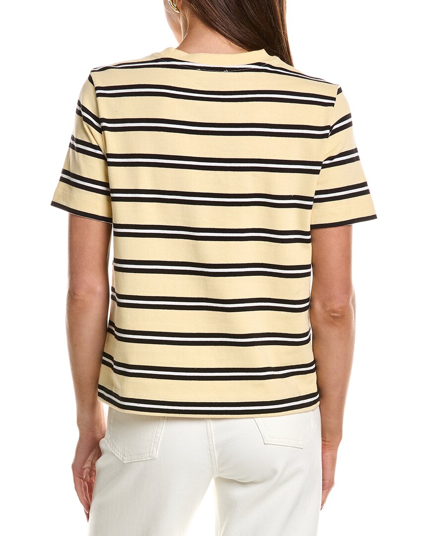 Camiseta con cuello redondo a rayas