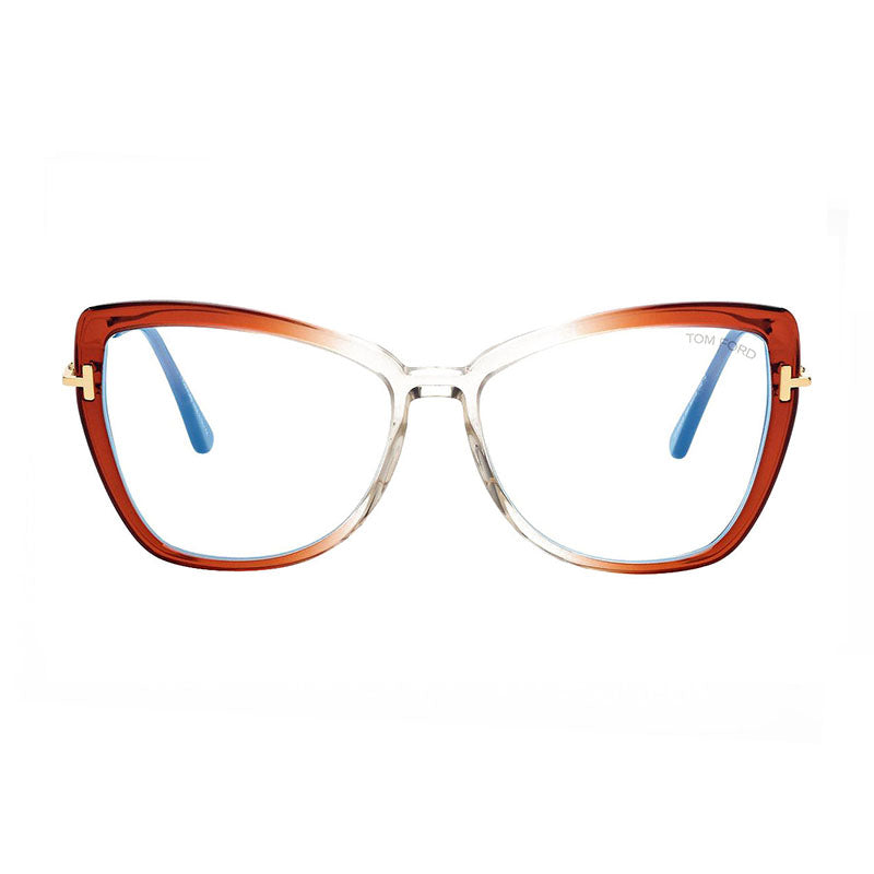 Gafas 55 mm color naranja y dorado