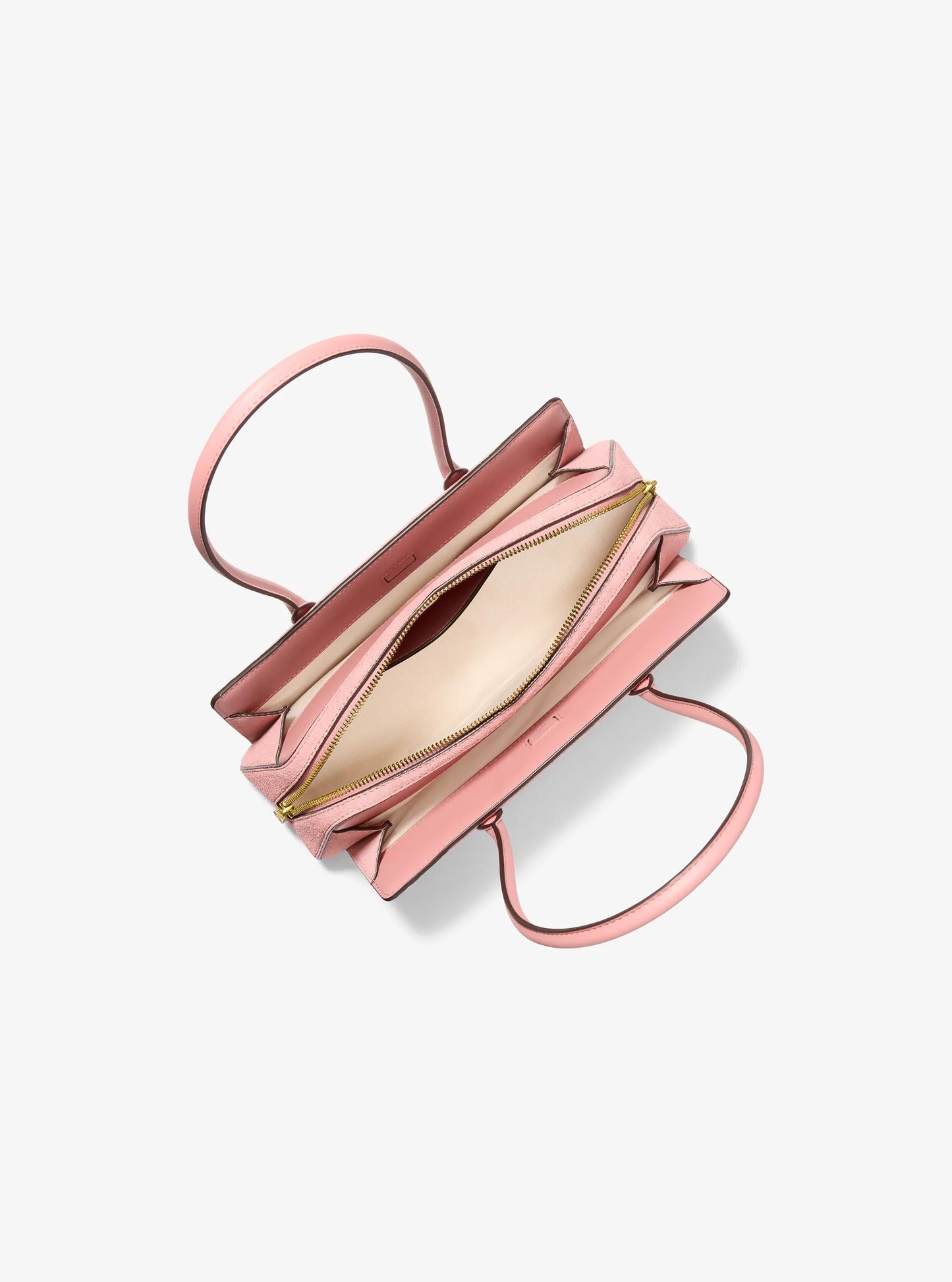 Bolso de hombro de gamuza