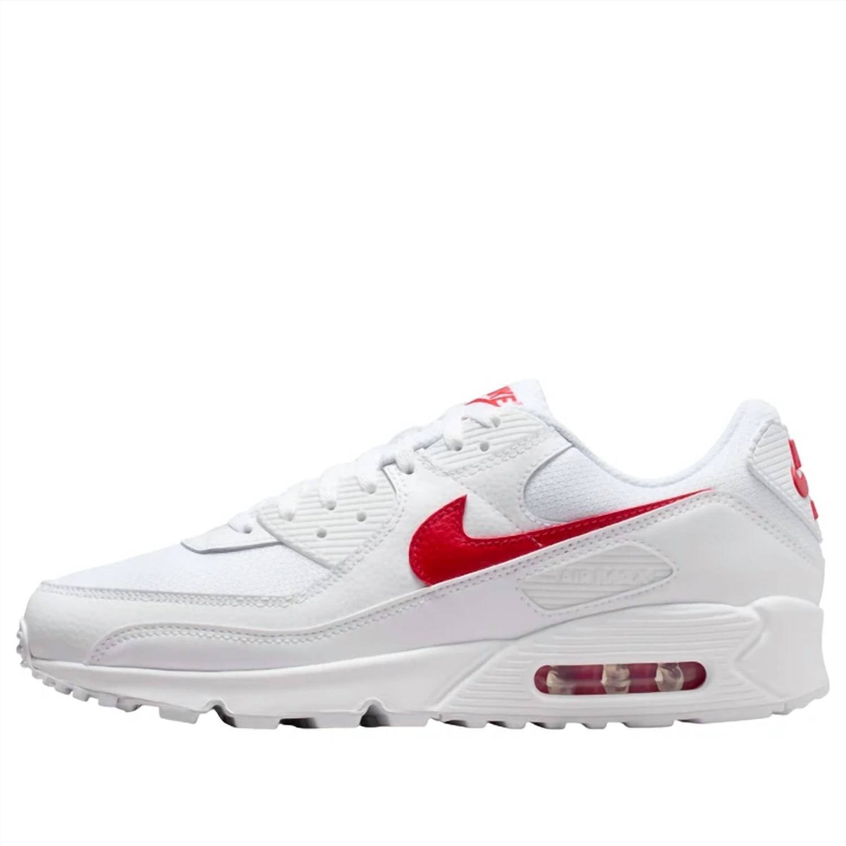 Zapatos de hombre color blanco y rojo