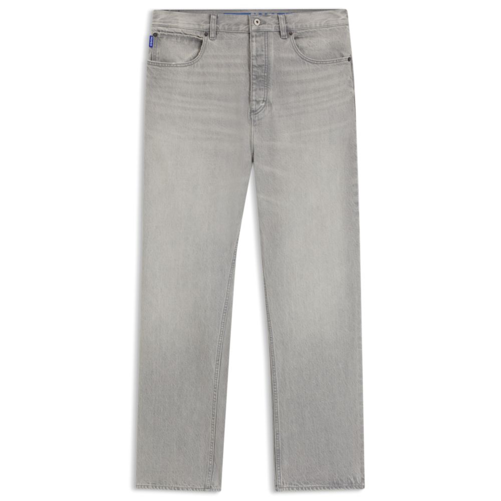 Jean de mezclilla color gris