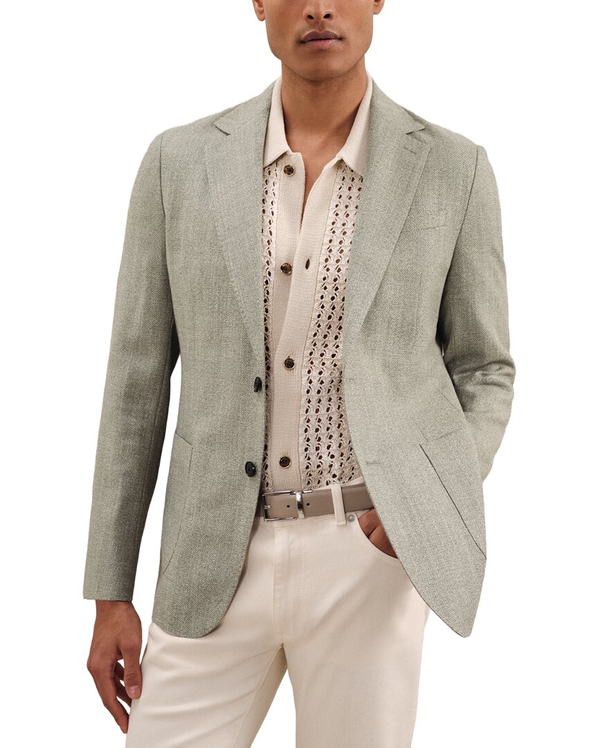 Blazer de mezcla de lana