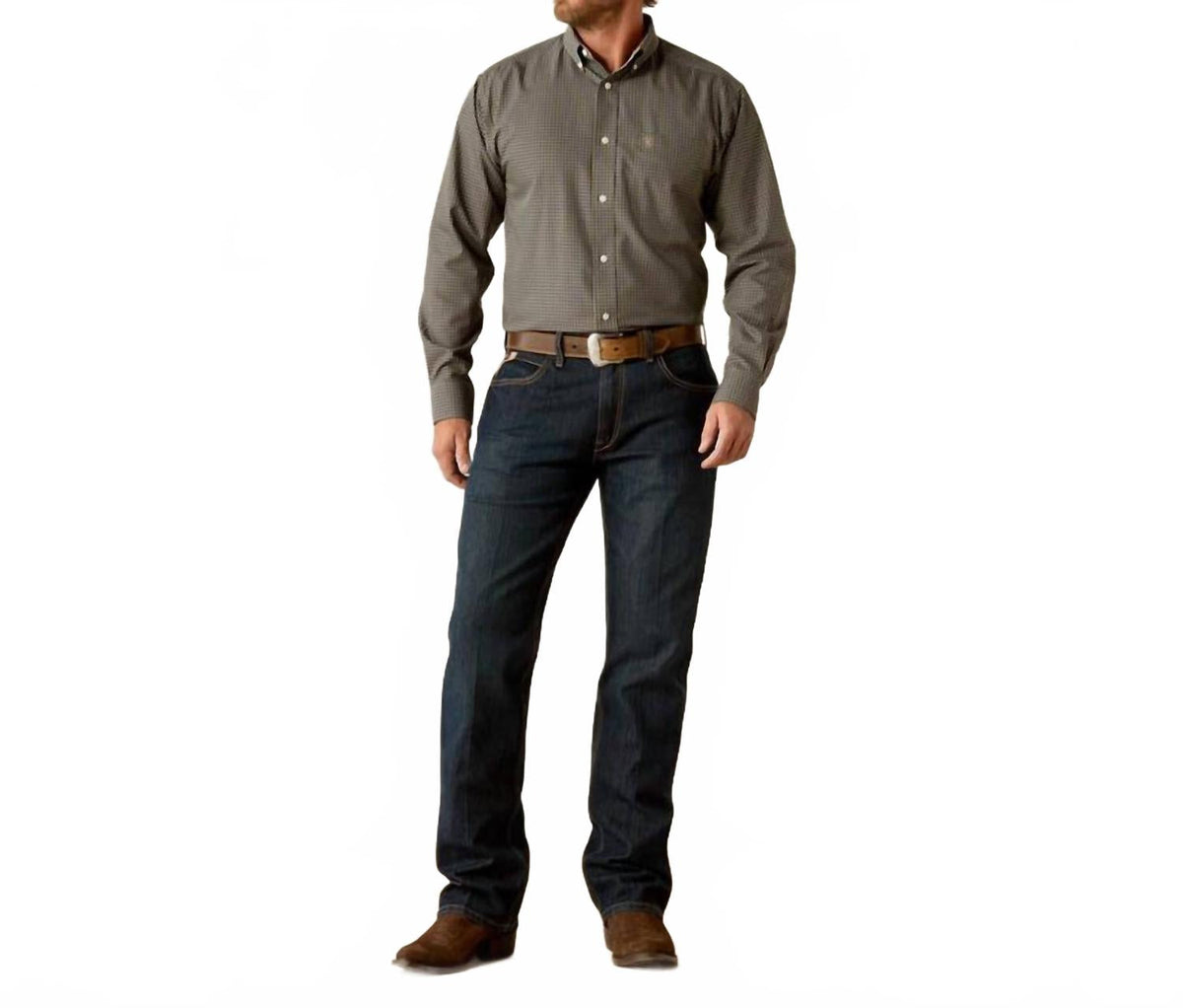 Camisa de hombre color azul marino