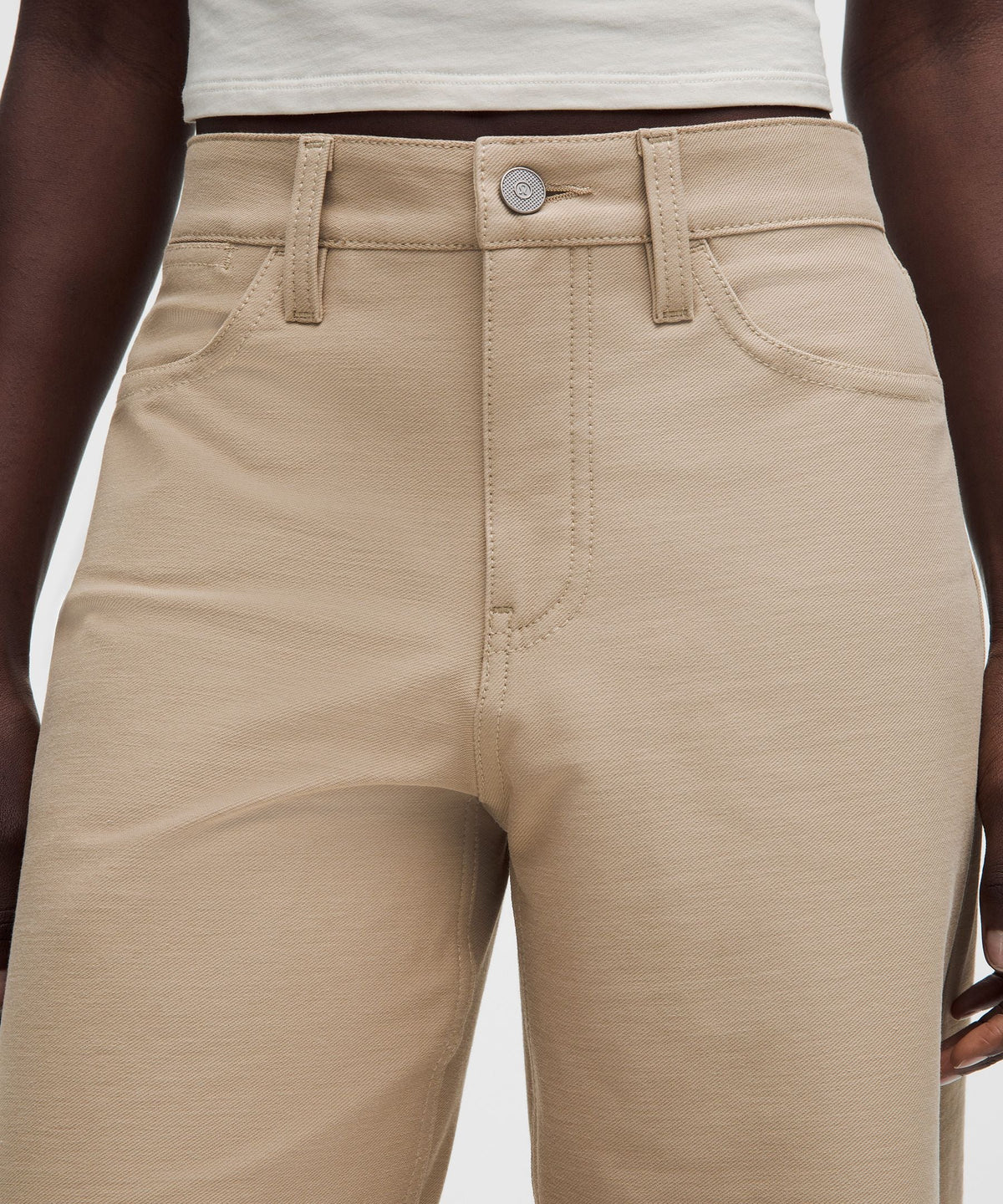 Pantalón de pierna ancha de tiro bajo