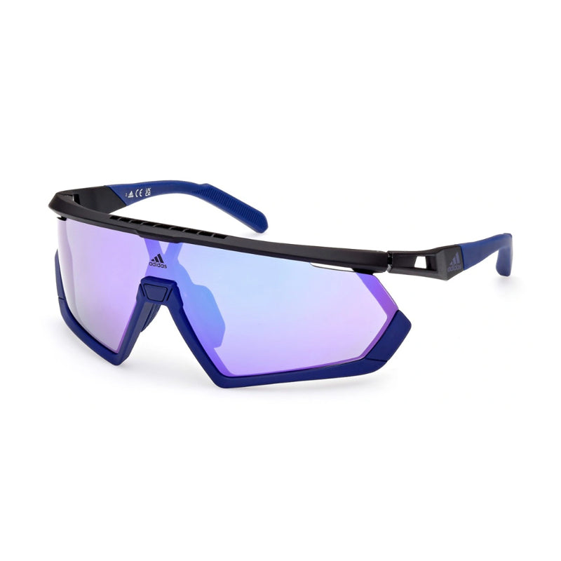Gafas color negro y azul y violeta