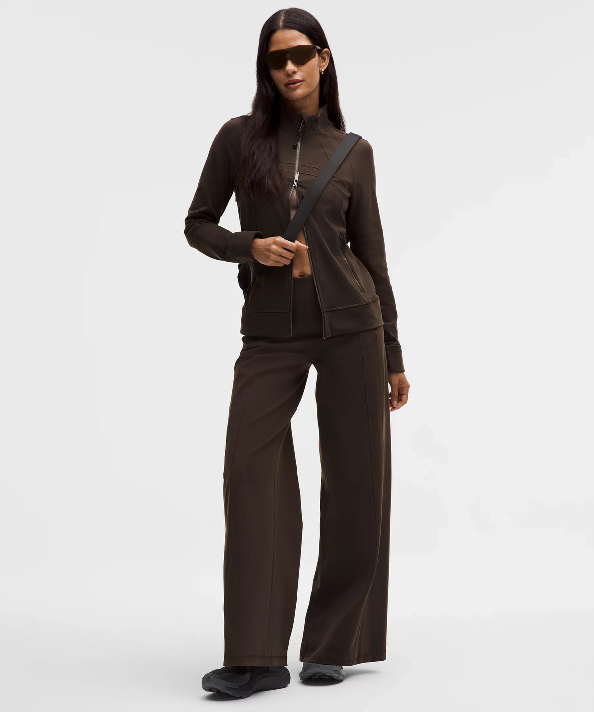 Pantalón de pierna ancha de tiro alto