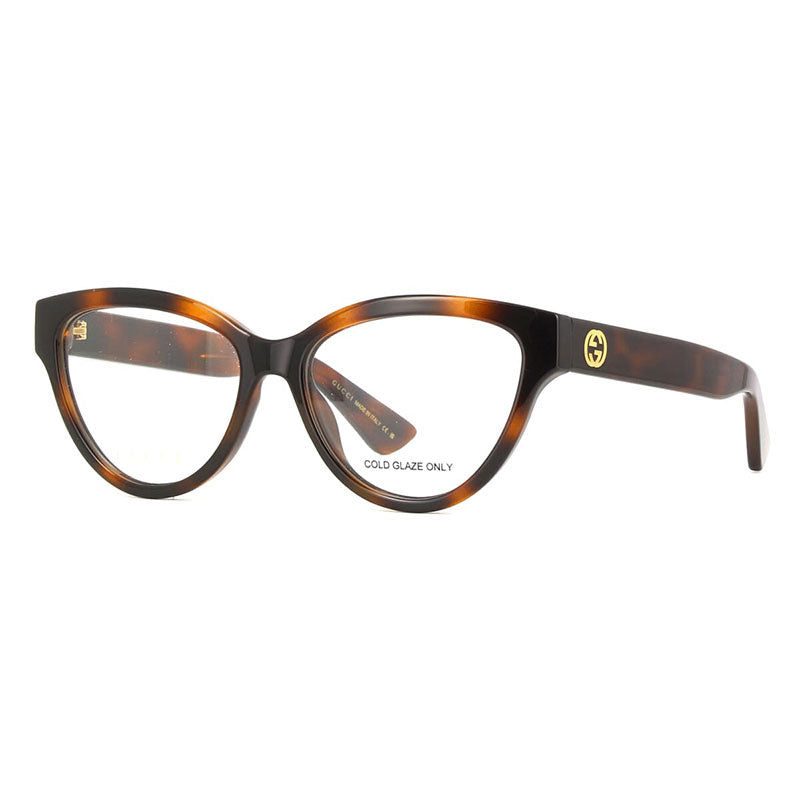 Gucci Ojo de Gato Marco Completo, Marco Negro y Lentes Demo Transparentes Gg1581O001