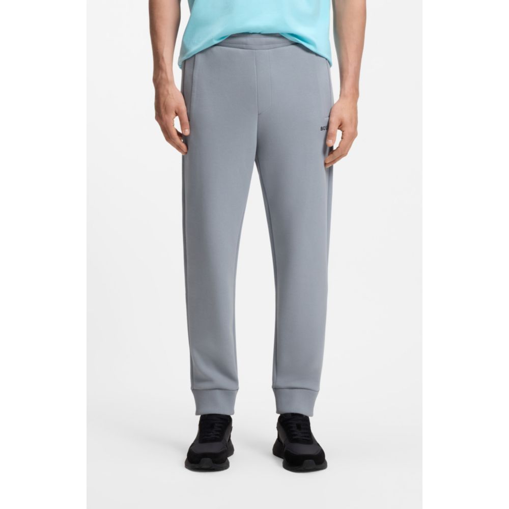 Pantalón deportivo de mezcla de algodón con bordado