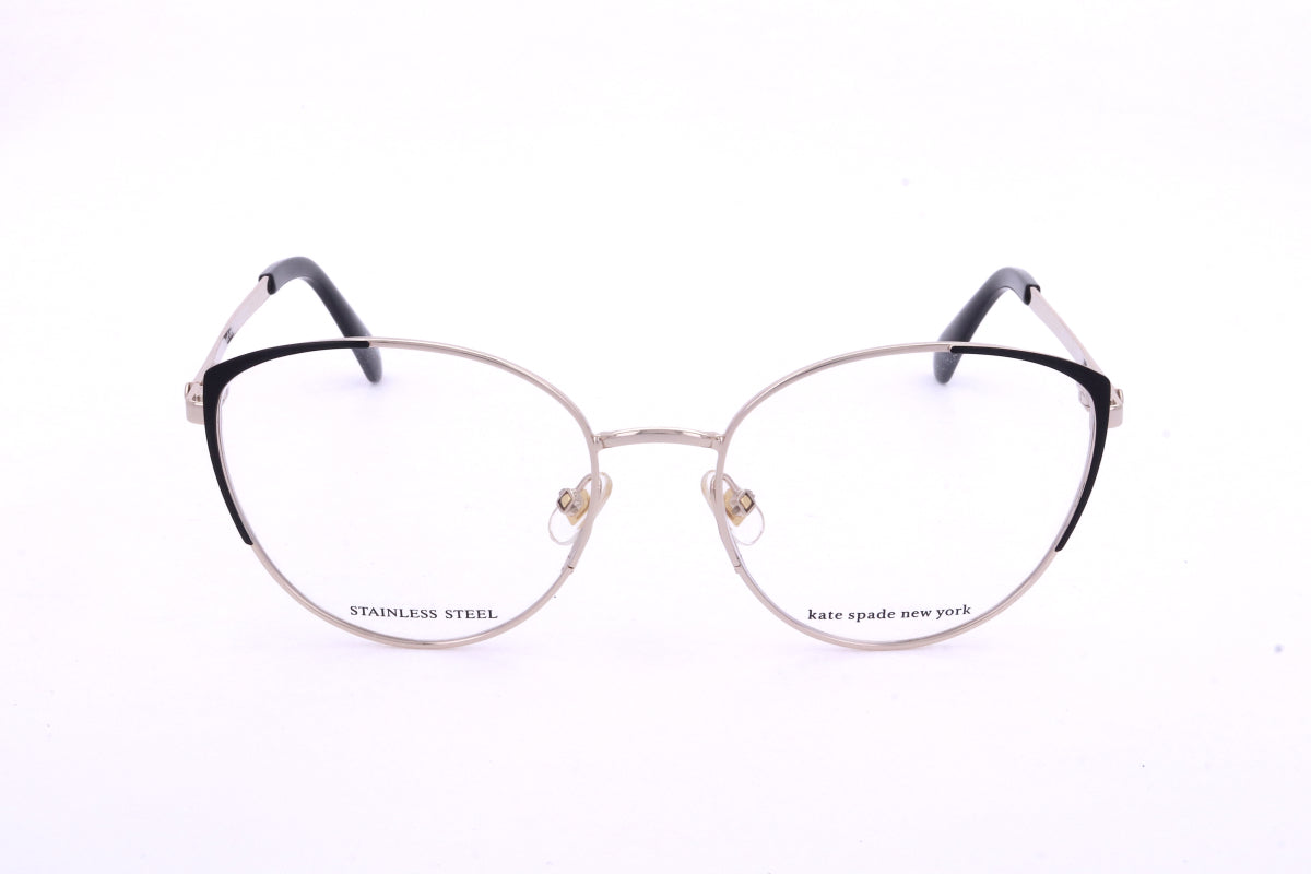 Gafas 52 mm color negro y dorado