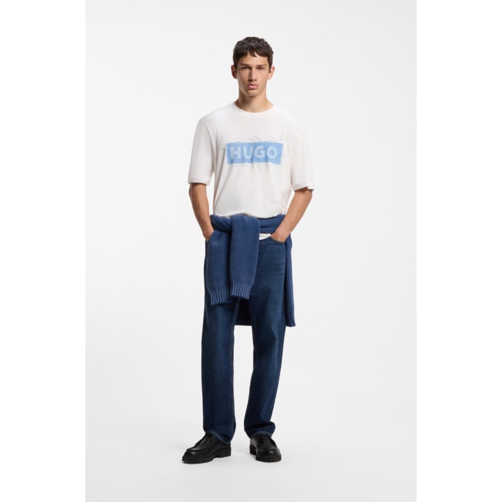 Camiseta de algodón con estampado