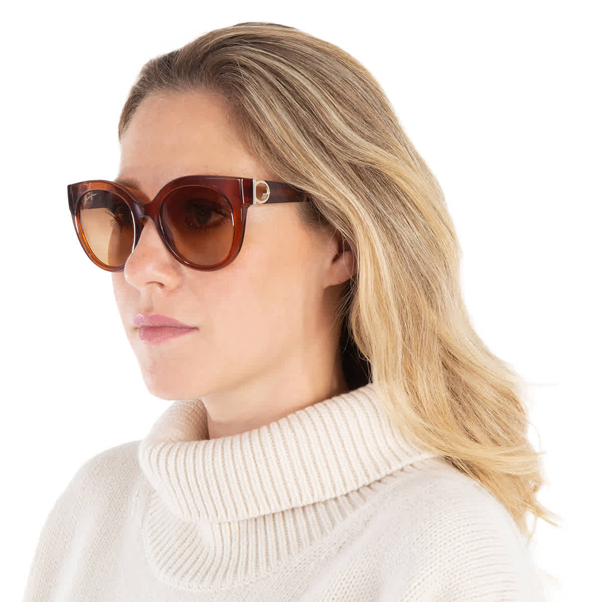 Gafas de sol de mujer color café