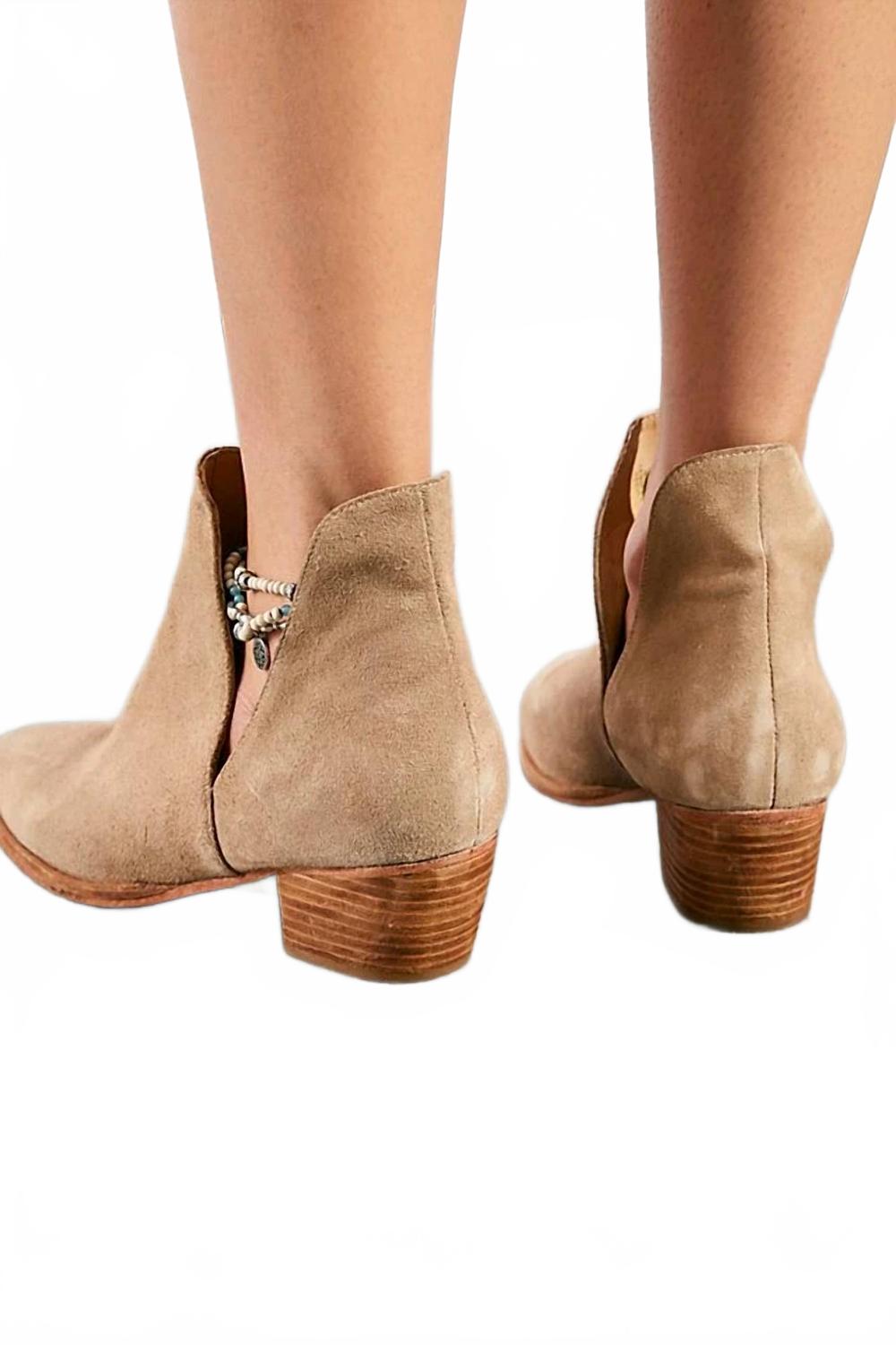 Botines de mujer de gamuza