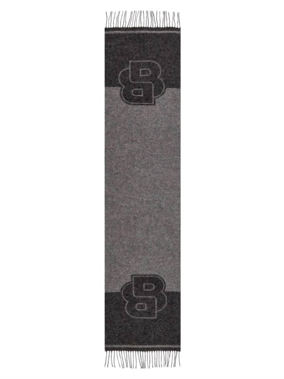 Bufanda de hombre color gris