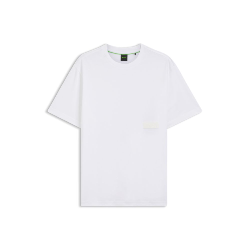 Camiseta de algodón de corte amplio