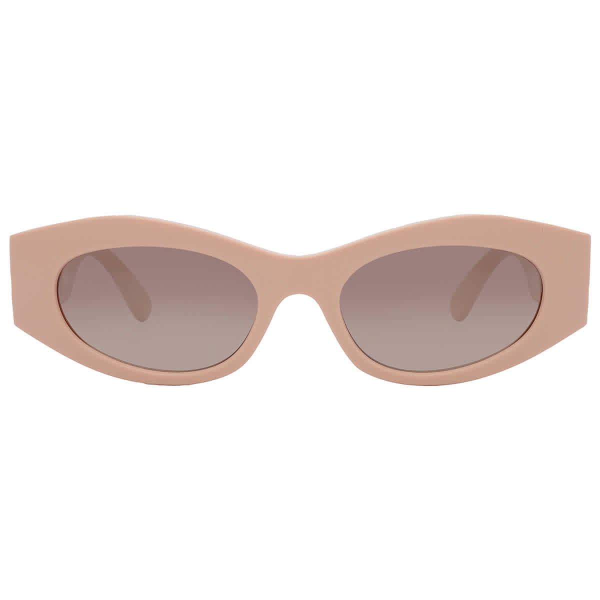Gafas de sol de mujer de montura tipo gato color gris y café y plateado