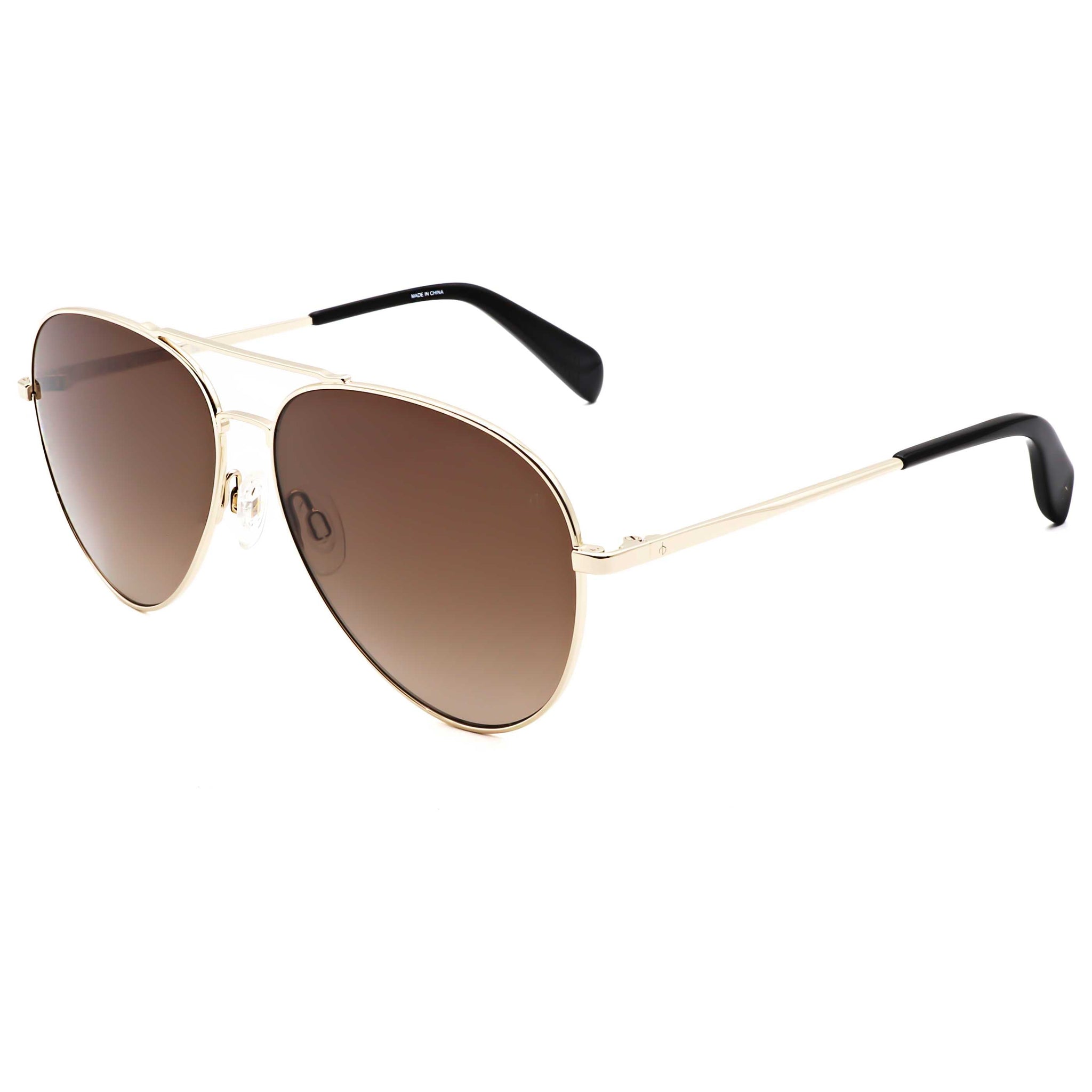 Gafas de sol unisex 59 mm color dorado