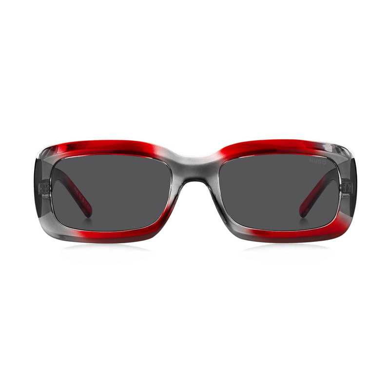 Gafas color gris y rojo