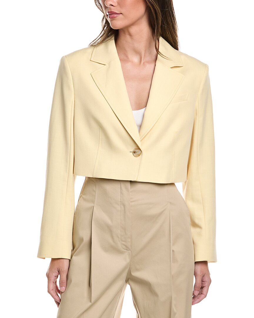 Chaqueta de mezcla de lino