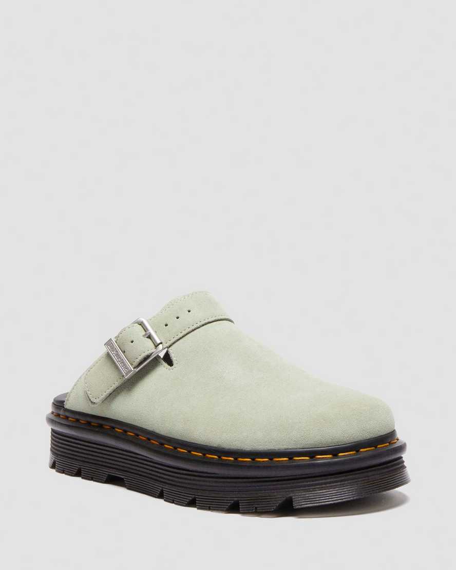 Zapatos de gamuza con plataforma