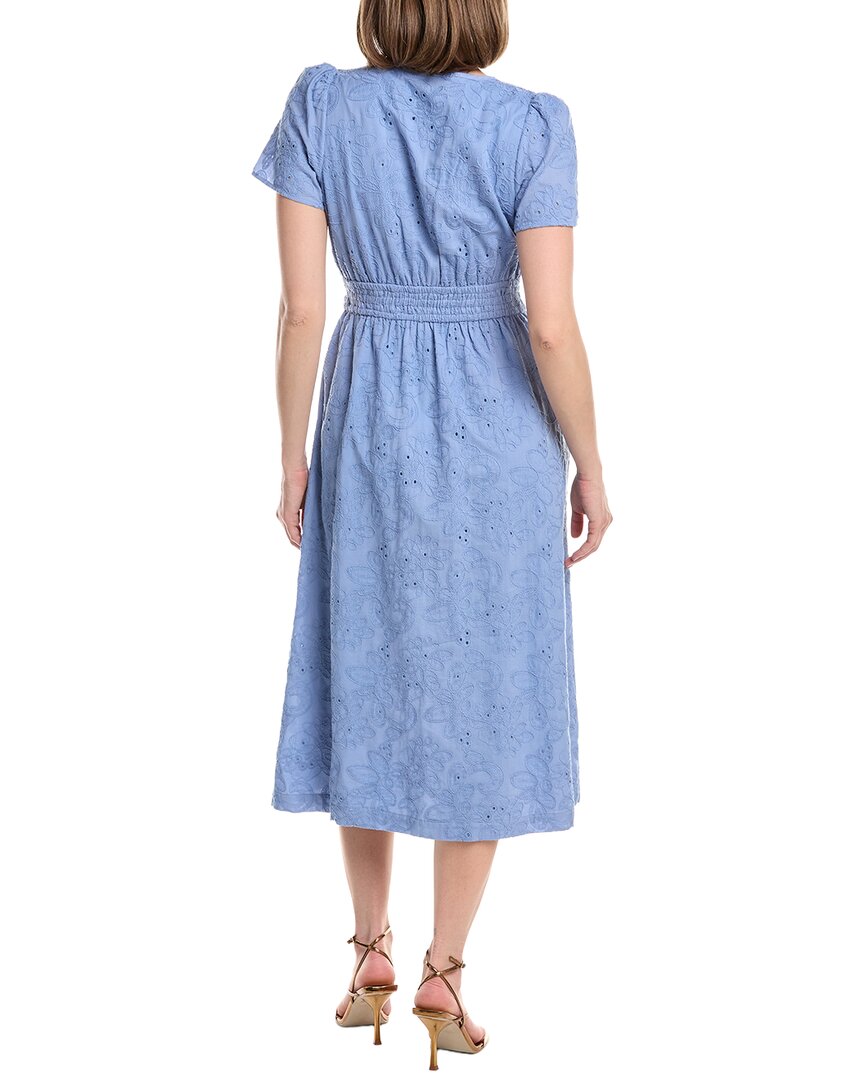 Vestido midi con bordado