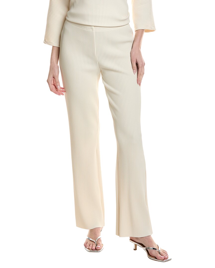 Pantalón con tejido acanalado