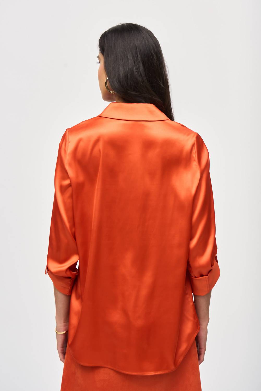 Blusa de satén