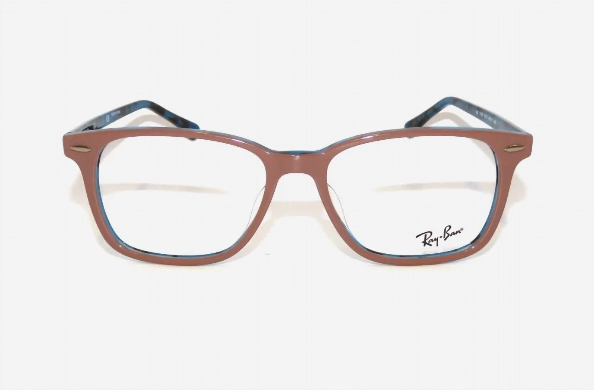Montura para gafas unisex color azul y café