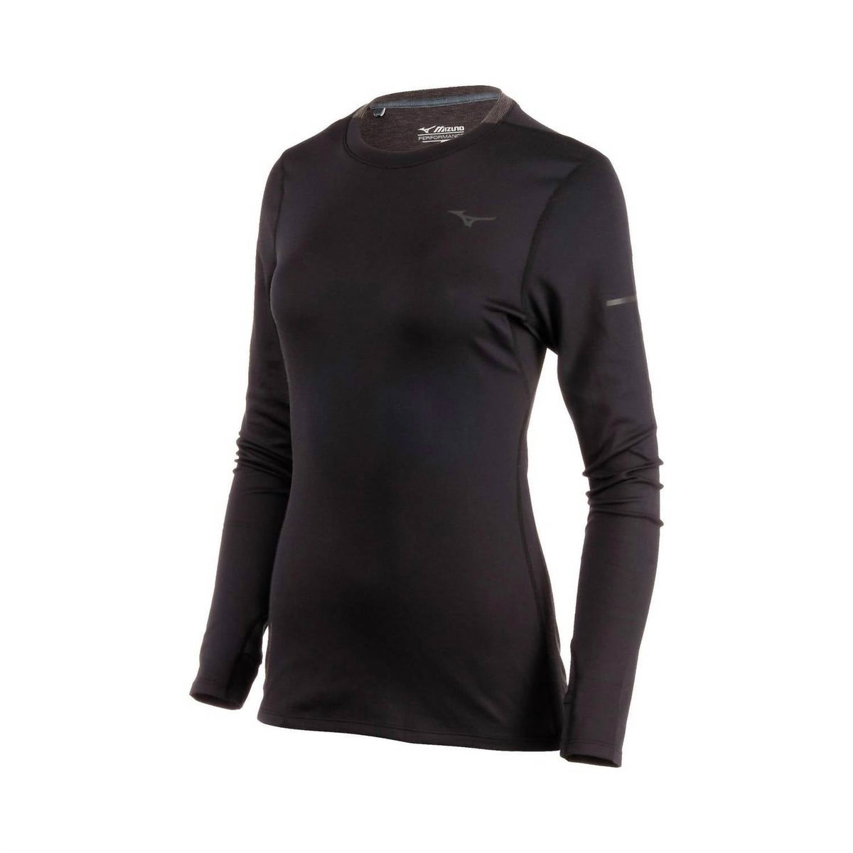 Top de mujer de manga larga color negro