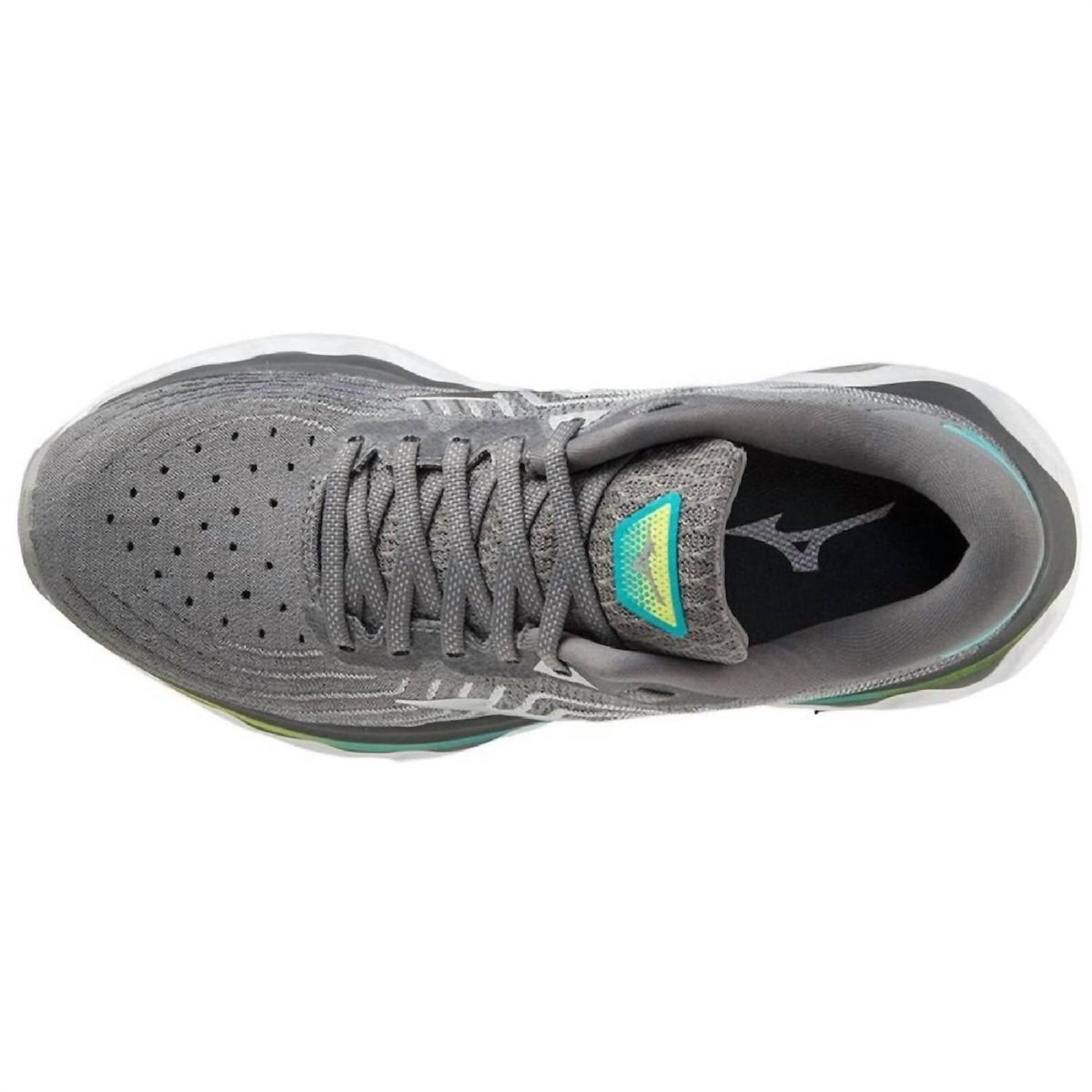 Tenis para correr de mujer color gris y plateado