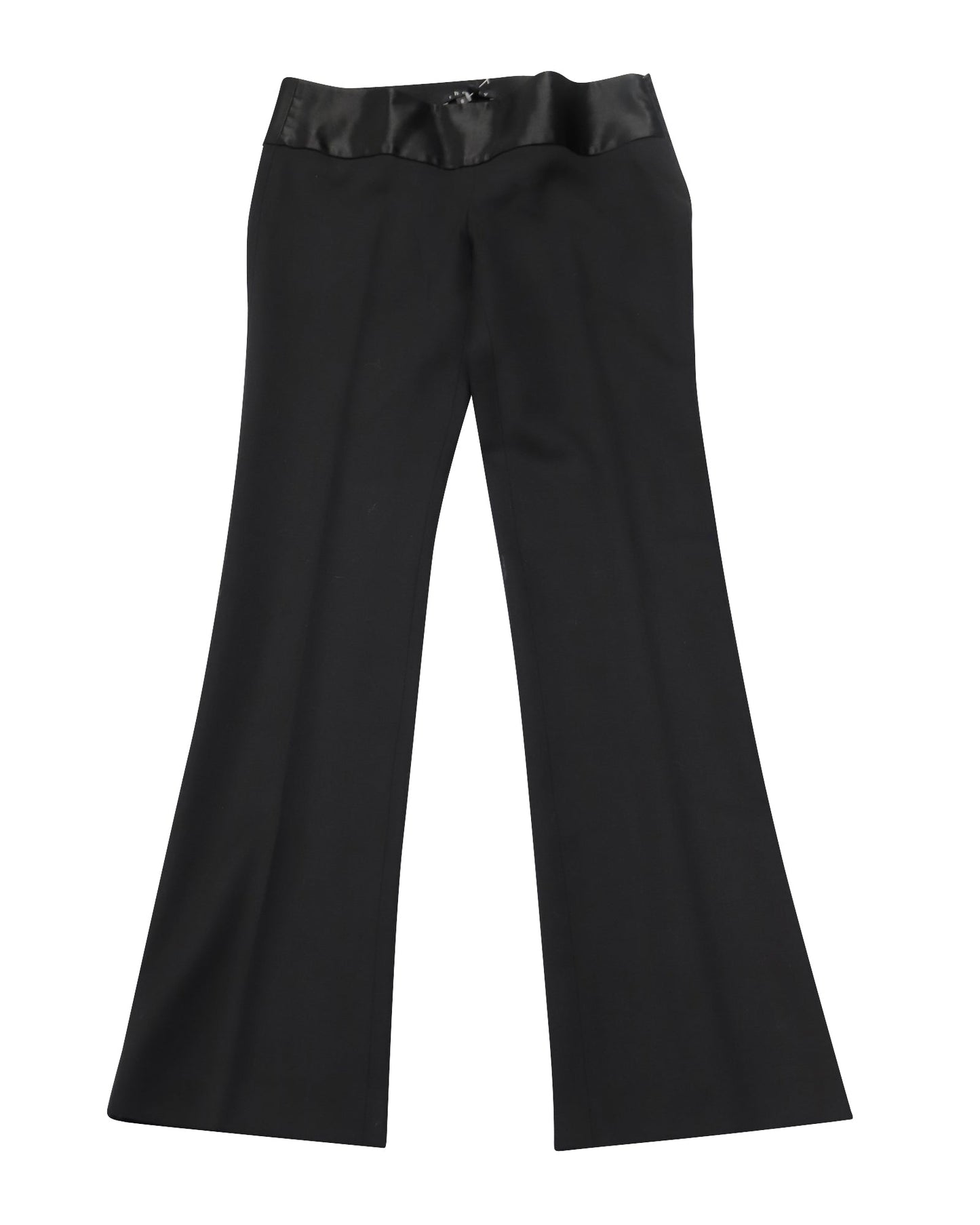 Pantalón de lana color negro