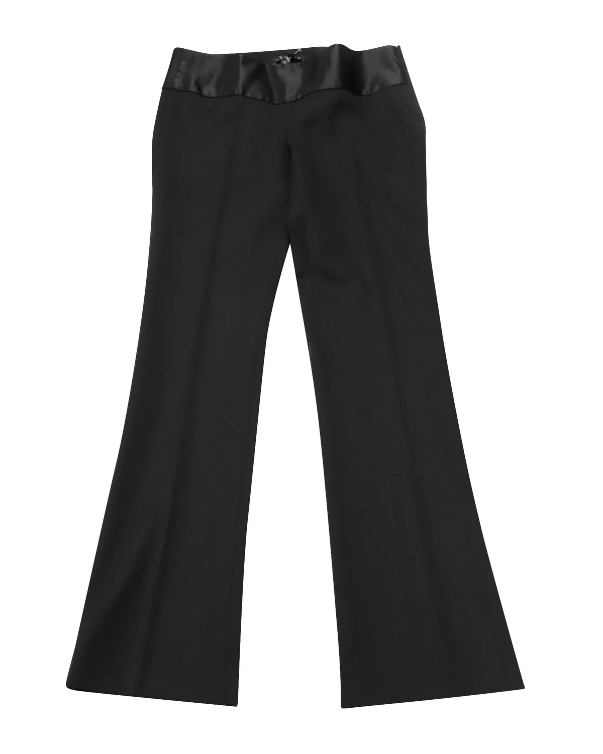Pantalón de lana color negro