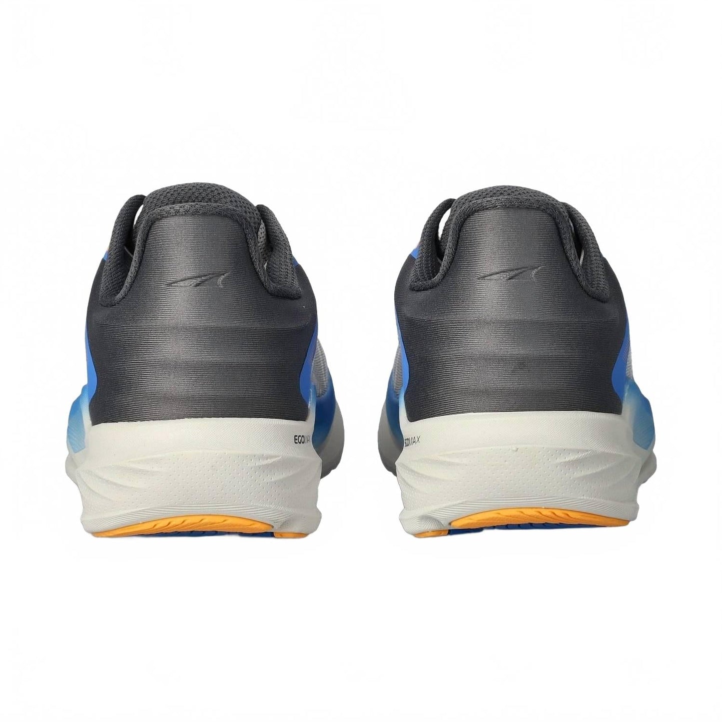 Tenis para correr de hombre color gris oscuro y azul