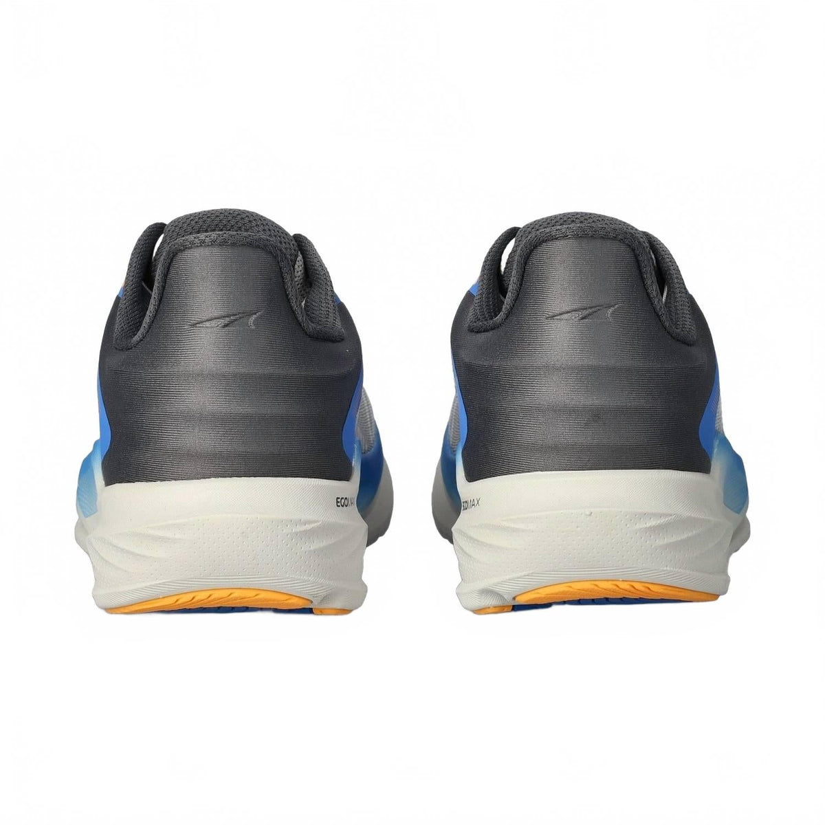 Tenis para correr de hombre color gris oscuro y azul