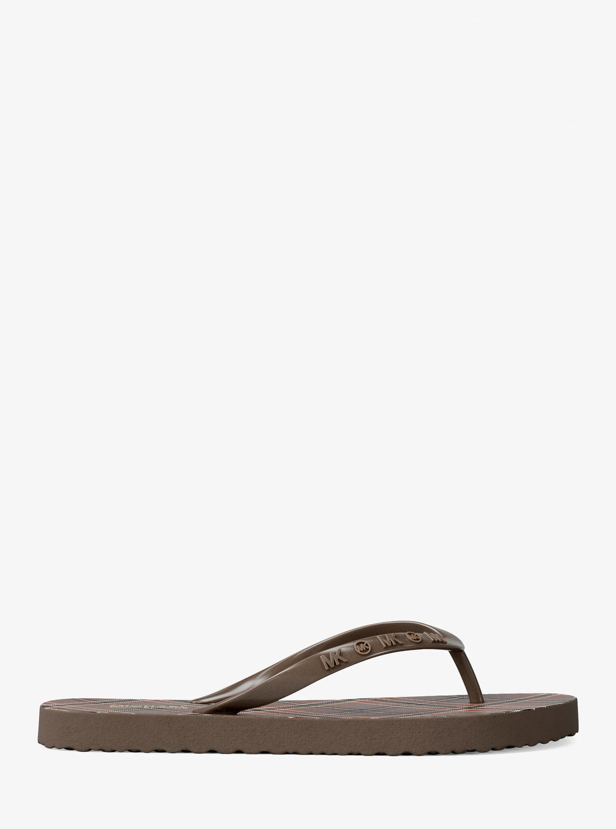 Sandalias a cuadros