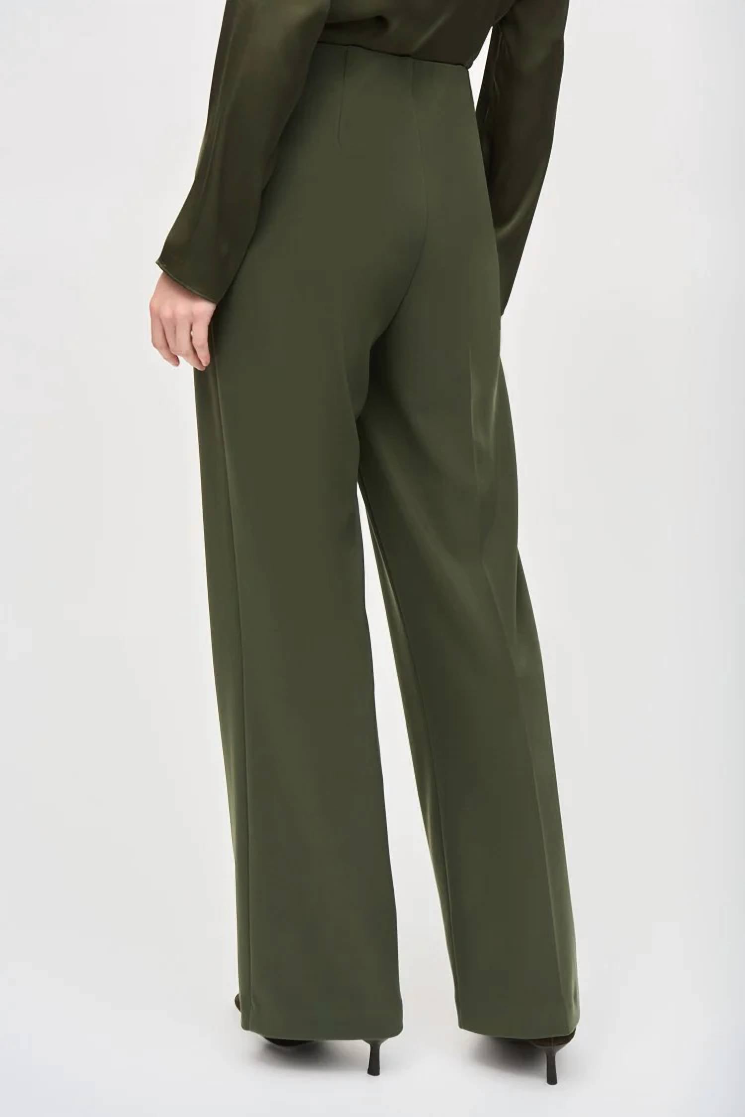 Pantalón de pierna ancha de tiro alto
