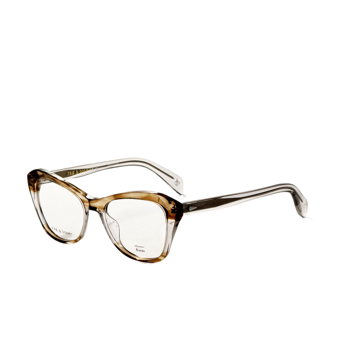 Montura para gafas de mujer 51 mm color beige