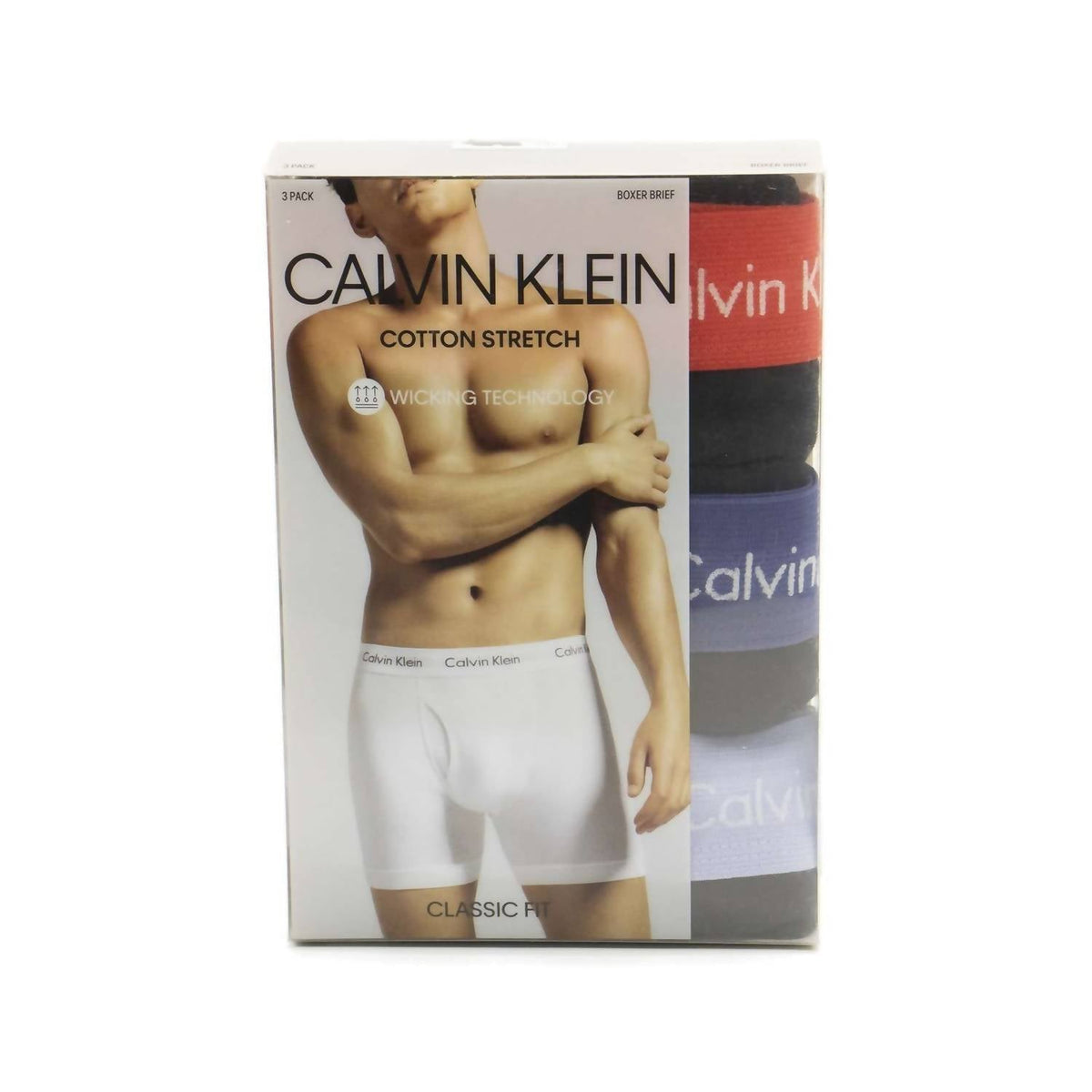Bóxer de hombre (3 unidades) de algodón color negro
