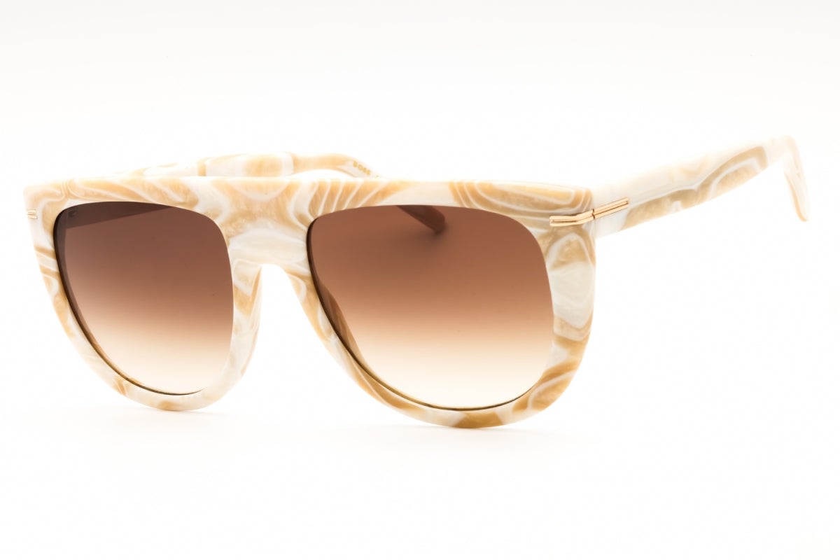 Gafas color café y beige