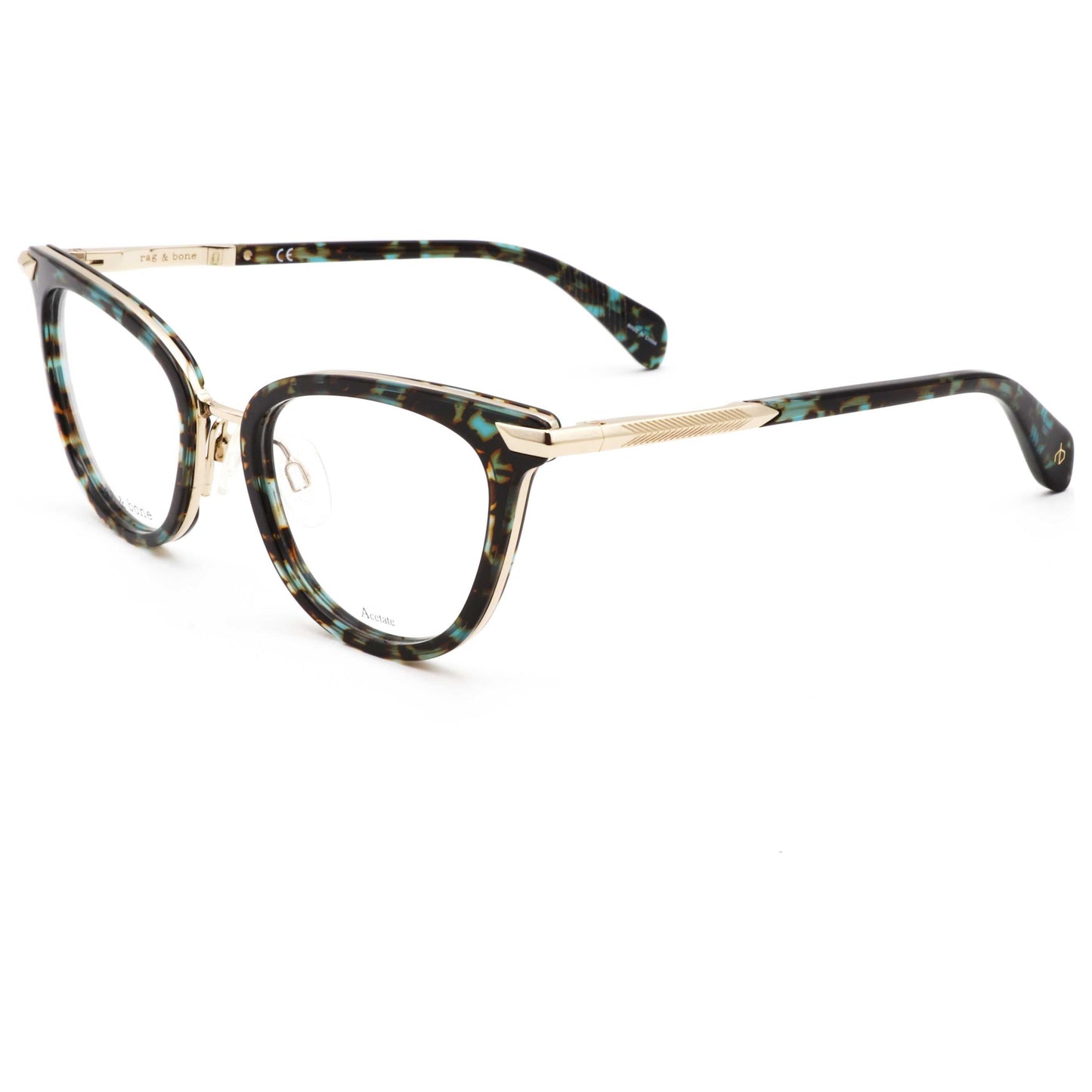 Montura para gafas de mujer 51 mm color verde