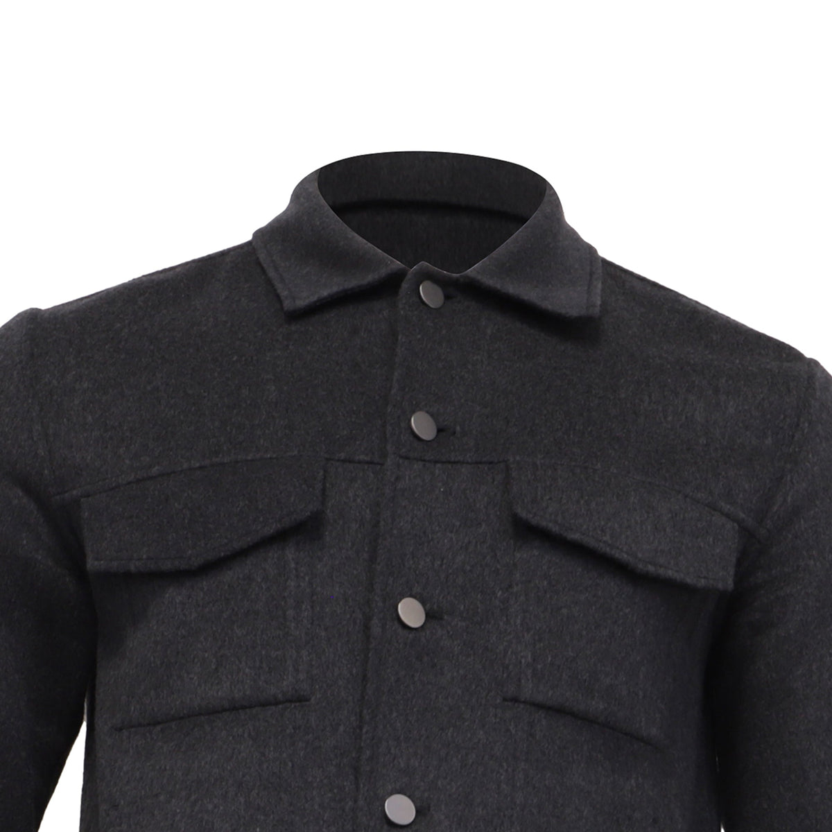Chaqueta de lana color gris