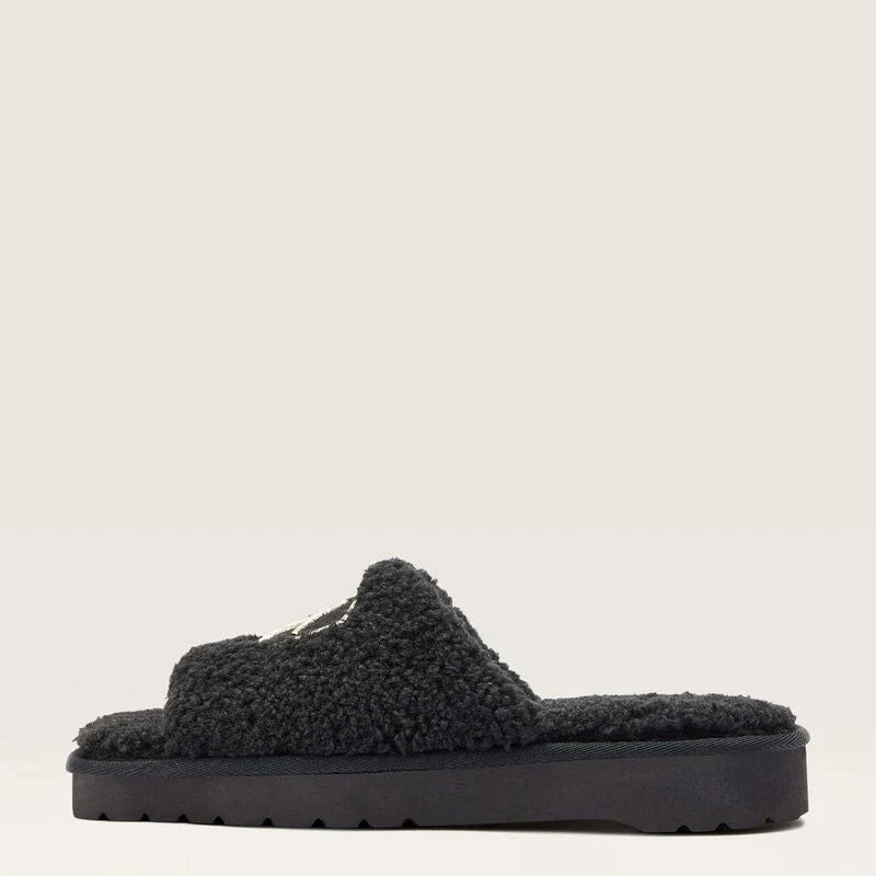 Pantuflas de mujer sin cordones color negro