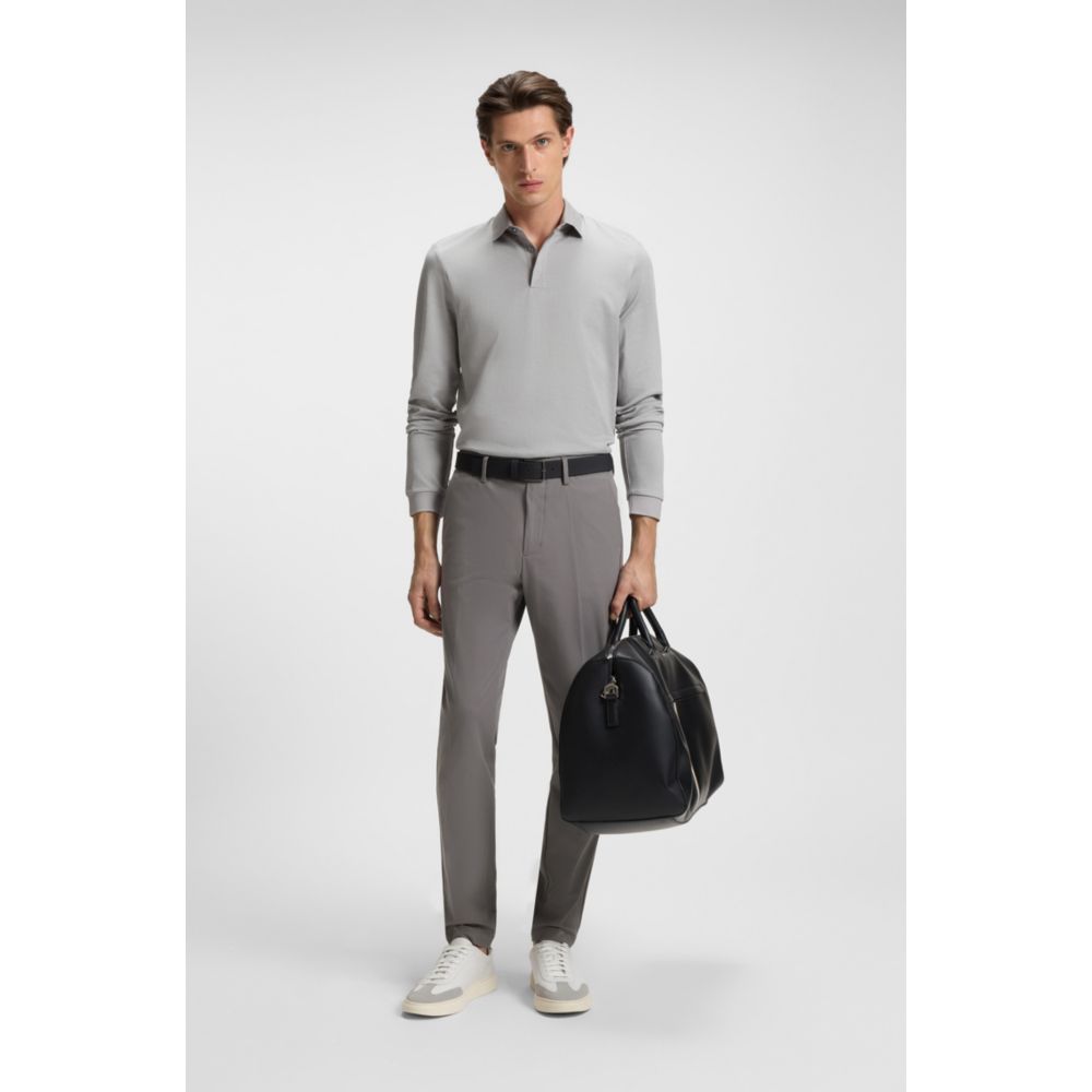 Pantalón de algodón de corte ajustado