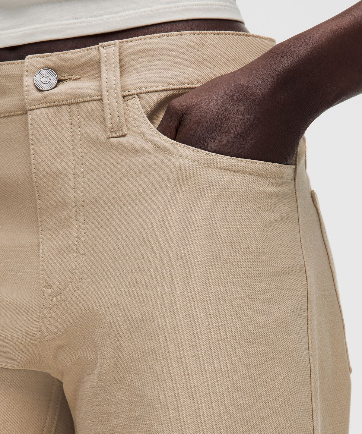 Pantalón de pierna ancha de tiro bajo