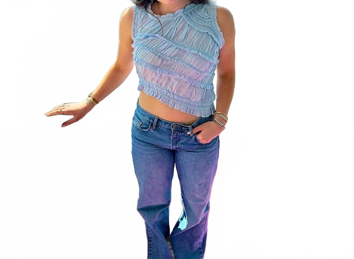 Top color rosado