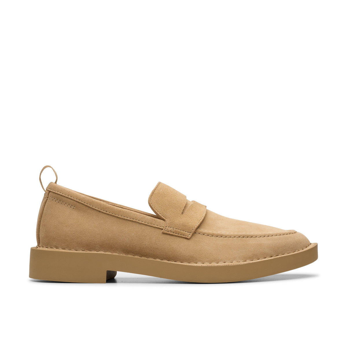 Calzado de gamuza color beige