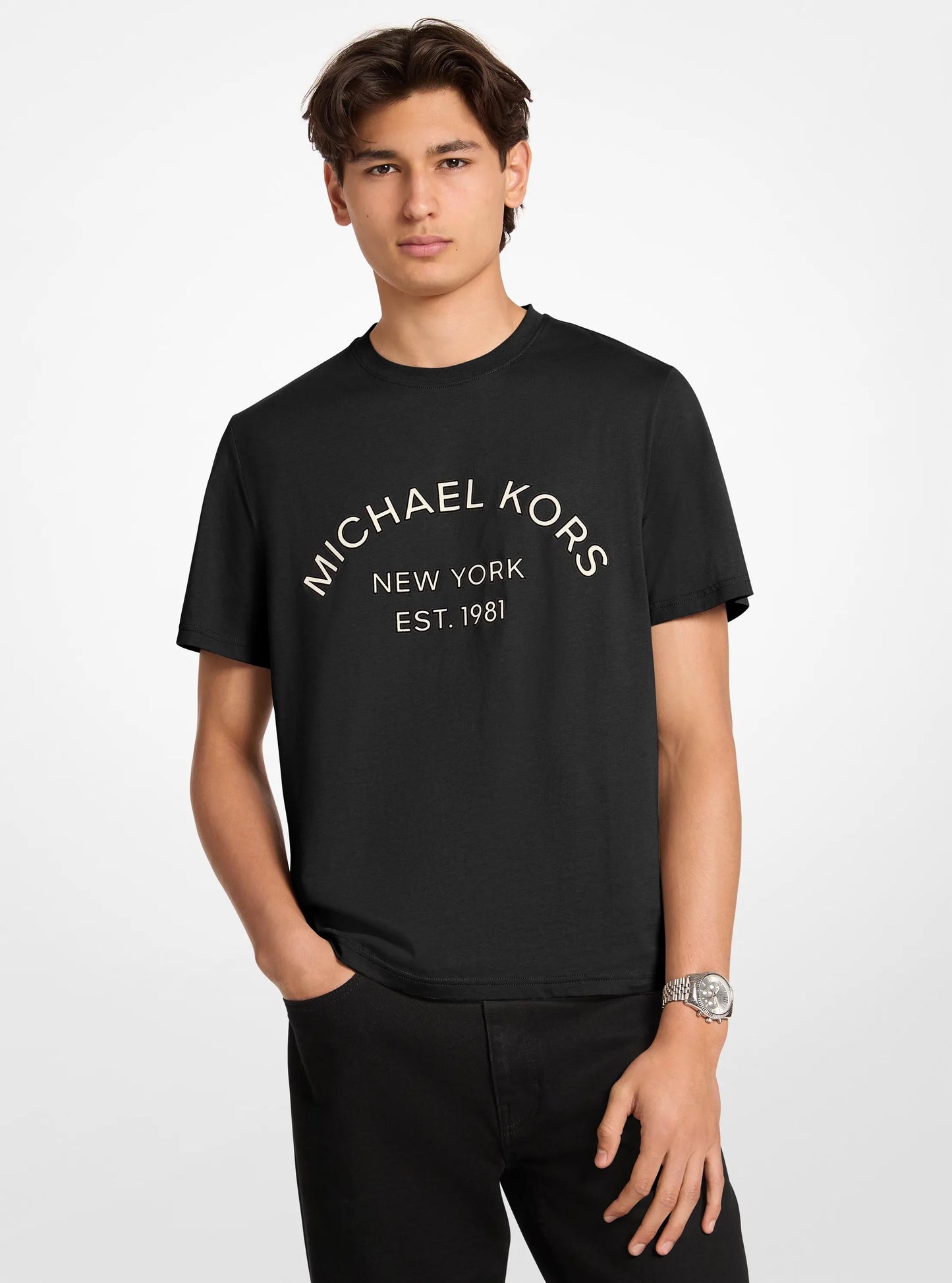 Camiseta de algodón con estampado