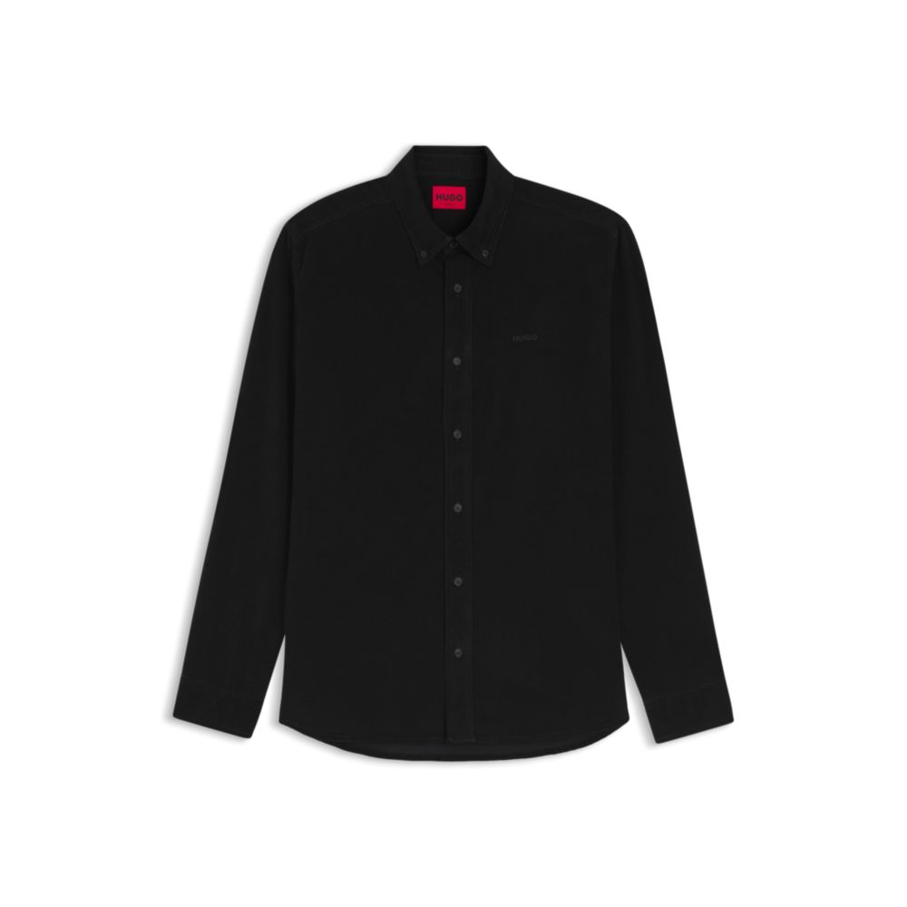 Camisa de algodón de corte amplio