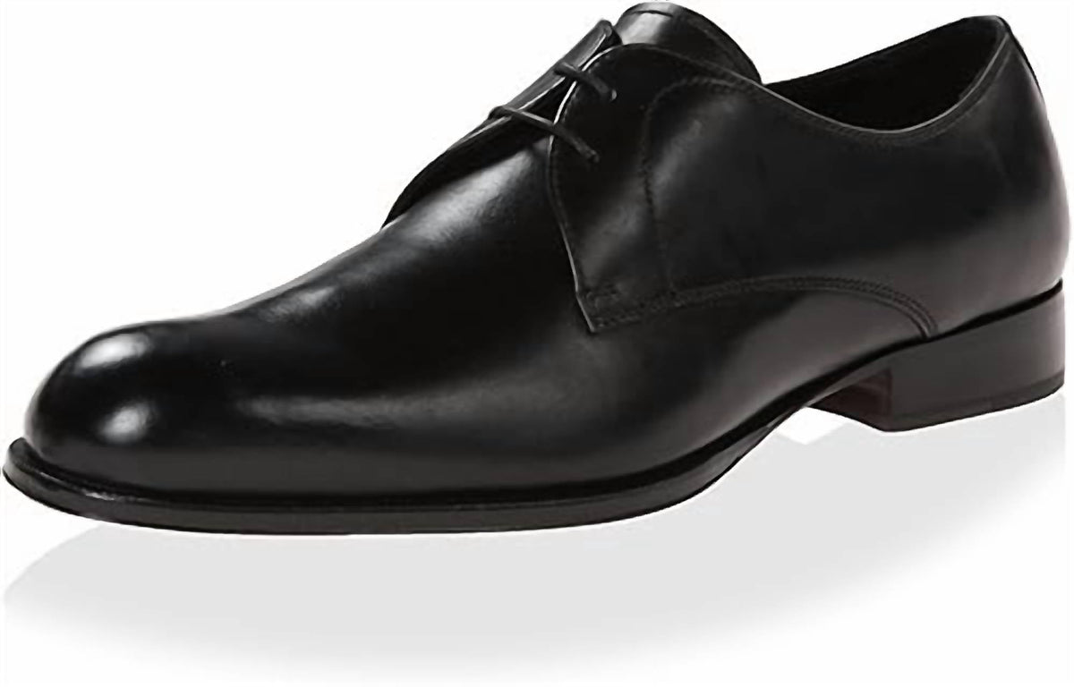 Zapatos de cordones de hombre color negro